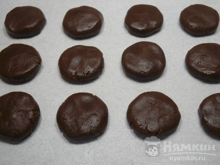 Печенье с шоколадной пастой - фото шаг 3