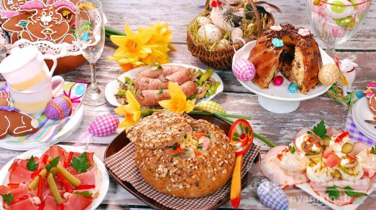 Пасха 2019: ТОП-10 блюд для праздничного стола