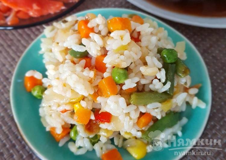 Какие овощи сочетаются с рисом
