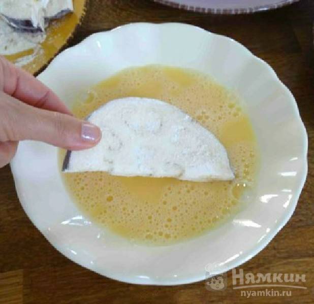 Баклажаны жареные с чесноком на сковороде - фото шаг 5
