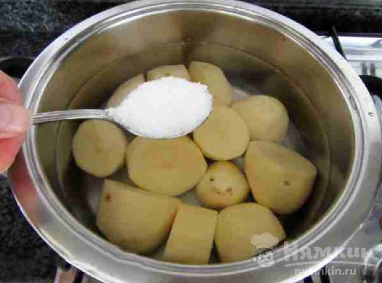 Сосиски в картофельной шубке. Пошаговый рецепт с фото