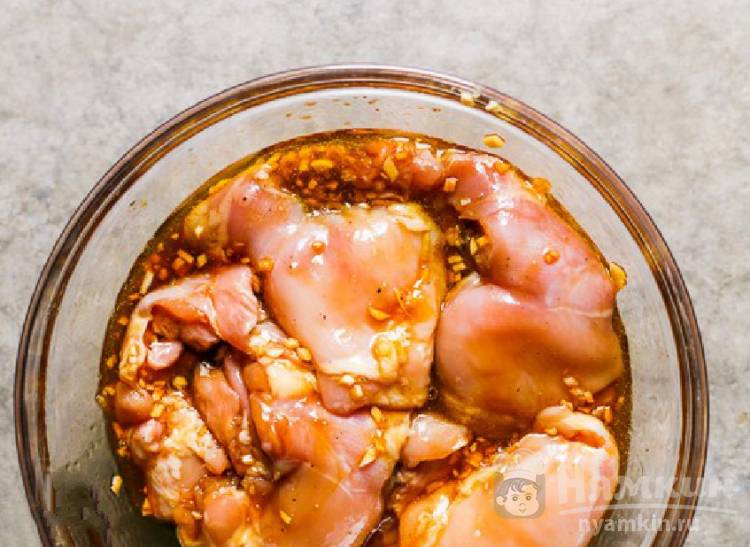 Куриные бедра с медом - фото шаг 2