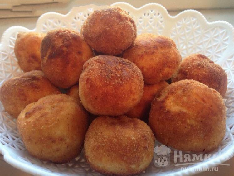 Творожные пончики, жареные в масле - рецепт с фото пошагово