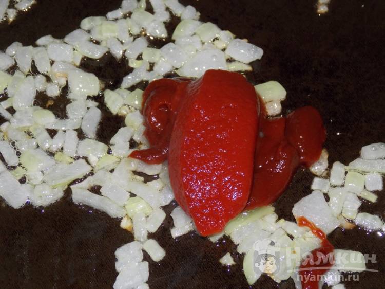 Гречка с кукурузой в томатном соусе - фото шаг 2