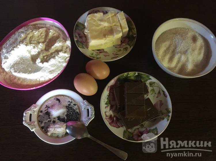 Домашнее печенье с кусочками шоколада - фото шаг 1