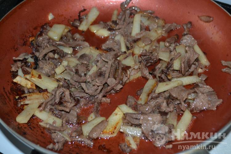 Бризоль с мясом и картофелем - фото шаг 4