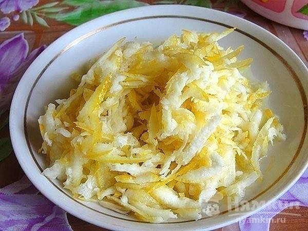Лимонный пирог на манке и кефире - фото шаг 3