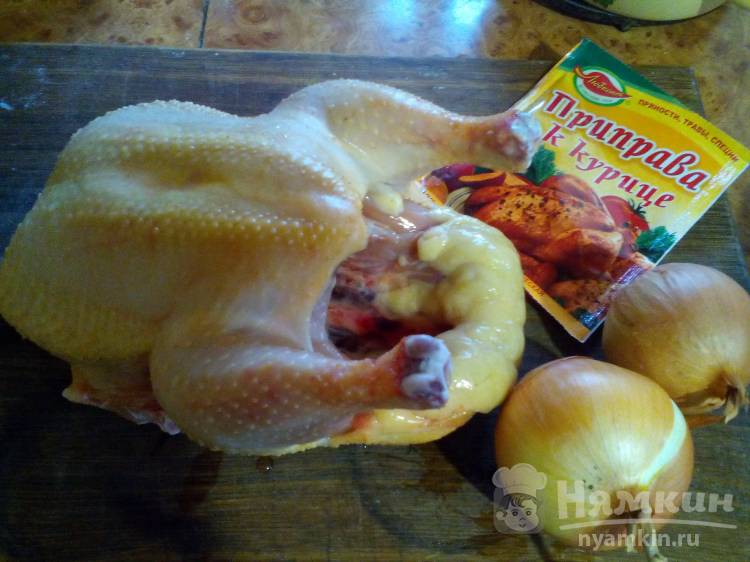 Домашняя тушеная курочка - фото шаг 1