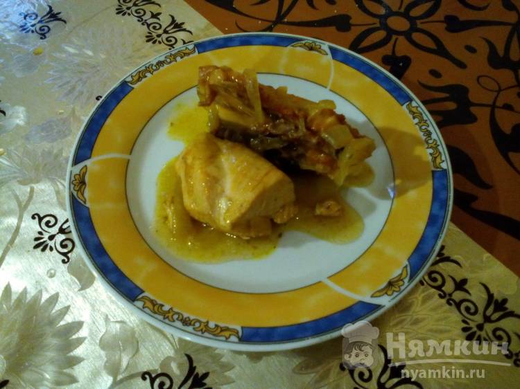Домашняя тушеная курочка - фото шаг 6