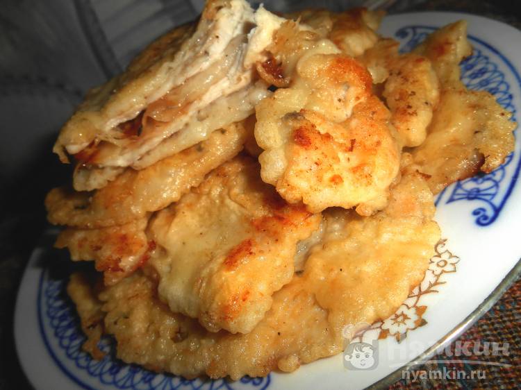 Отбивные в кляре из куриного филе на сковороде - фото шаг 5