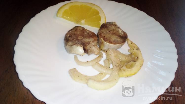 Праздничная скумбрия с лимоном и специями - фото шаг 8
