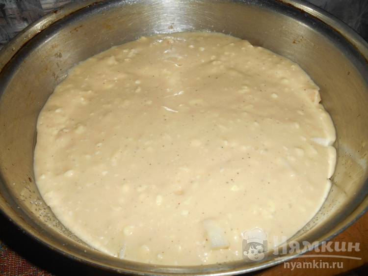 Шарлотка с яблоками - фото шаг 6