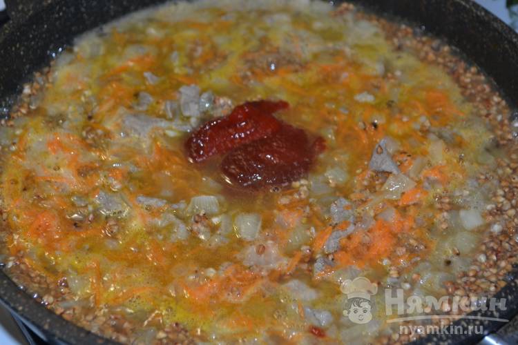 Гречка с мясом - фото шаг 5