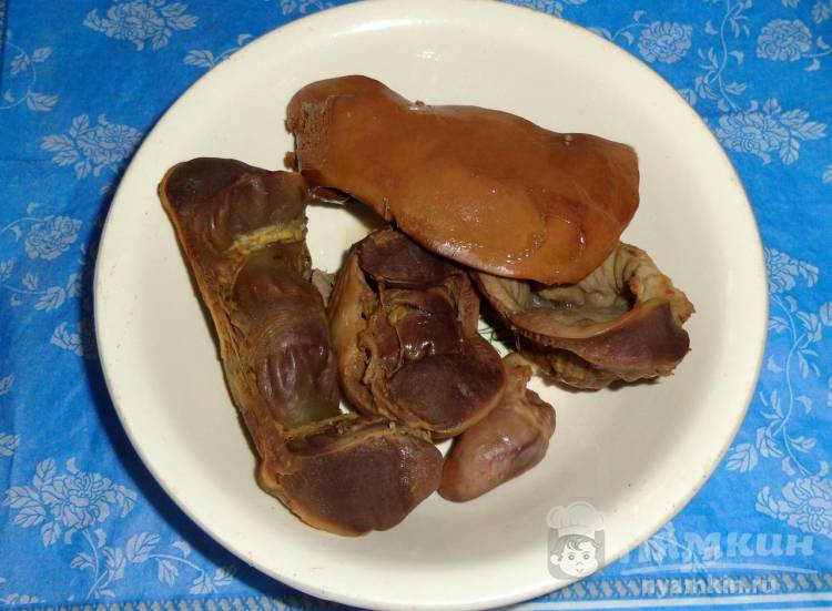 Салат из субпродуктов - фото шаг 1