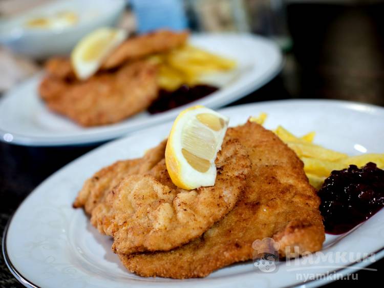 Шницель в кунжутной панировке — пошаговый рецепт приготовления с фото