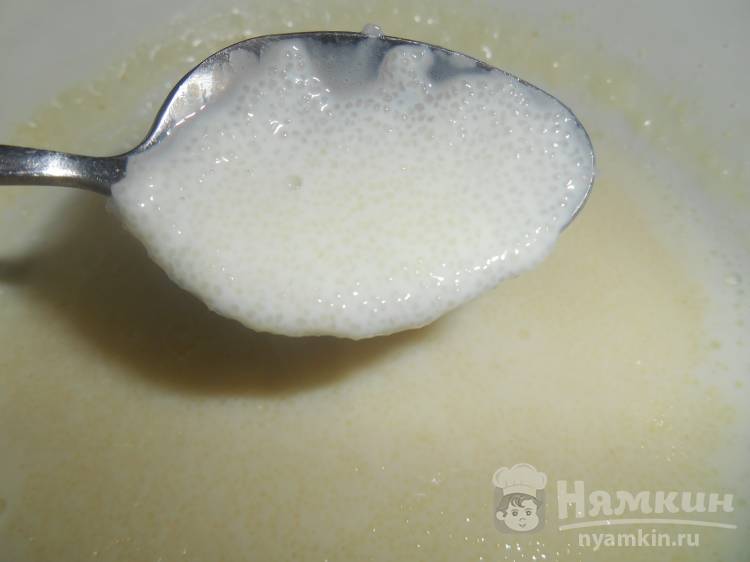 Манная каша на молоке - фото шаг 3