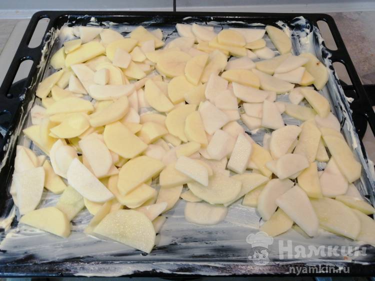 Пошаговый рецепт Картофель, запечённых с курицей с фото за мин, автор Оксана - natali-fashion.ru
