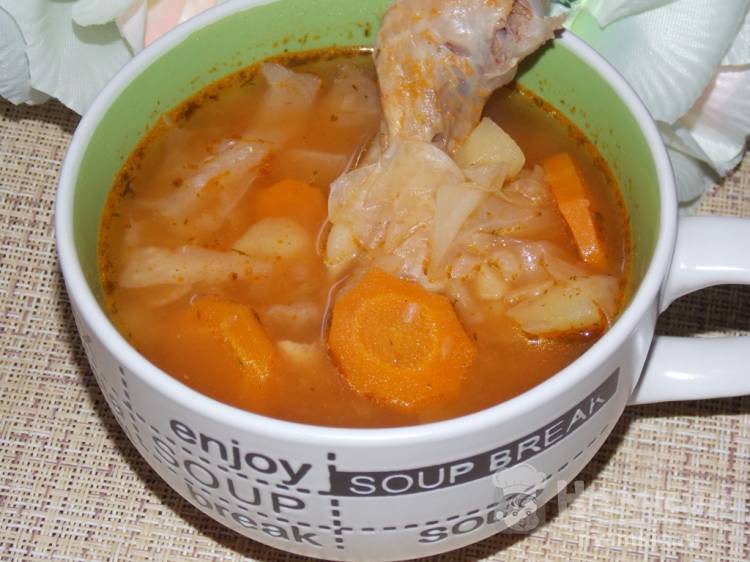 Соус из куриных голеней и овощей в утятнице - фото шаг 5