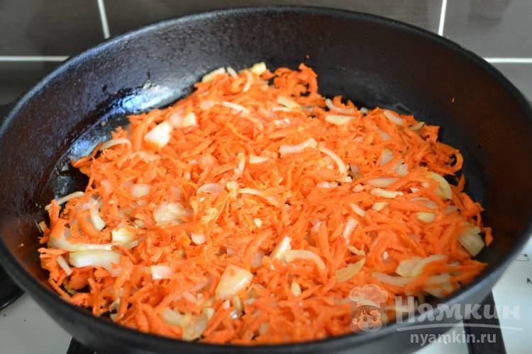 Гречка с овощами и курицей - фото шаг 3