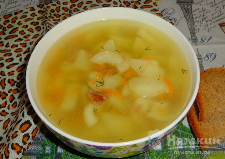 Суп с вареным мясом и макаронами - фото шаг 7
