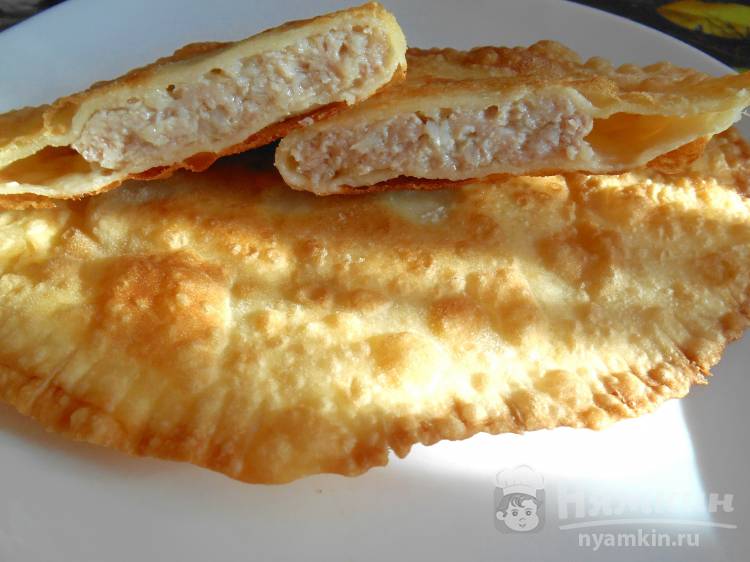Домашние чебуреки с мясом - фото шаг 10