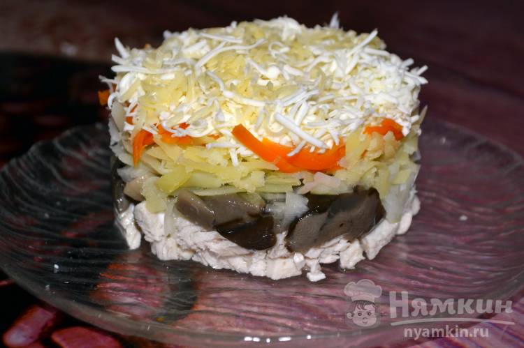 Домашний салат “русская красавица”