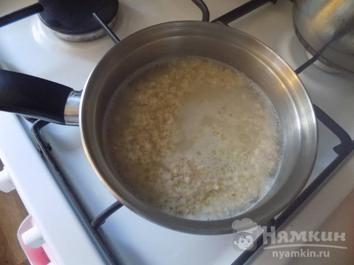 Овсяная каша на курином бульоне - фото шаг 2