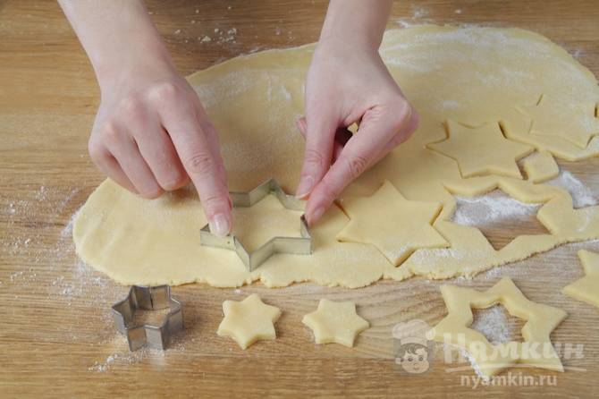 Печенье к Рождеству и Новому году Рождественские звезды - фото шаг 4