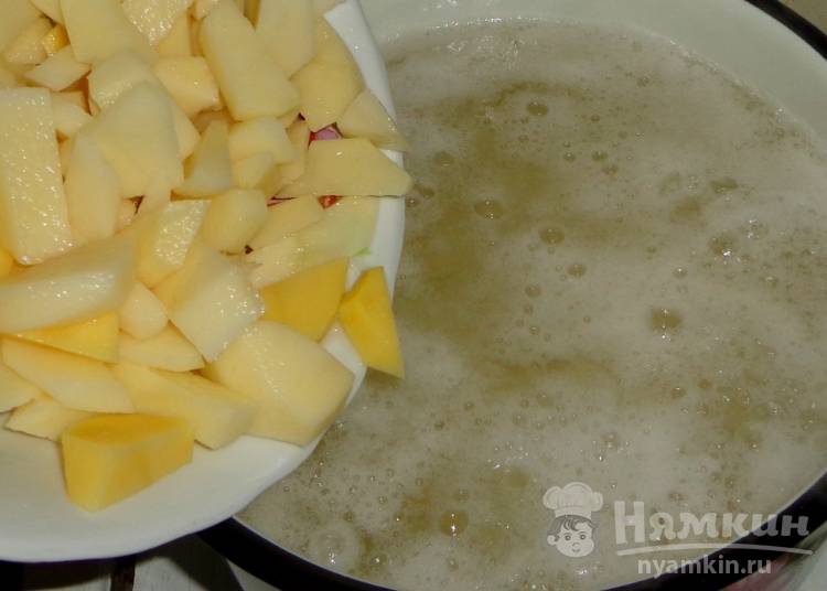 Классический молочный суп с яйцами и зеленью – пошаговый рецепт приготовления с фото