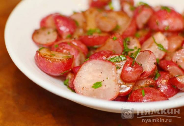 Вкусный жареный редис - фото шаг 4