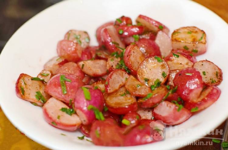 Вкусный жареный редис - фото шаг 5