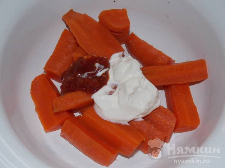 Кусочки моркови в маринаде запеченные в духовке - фото шаг 2
