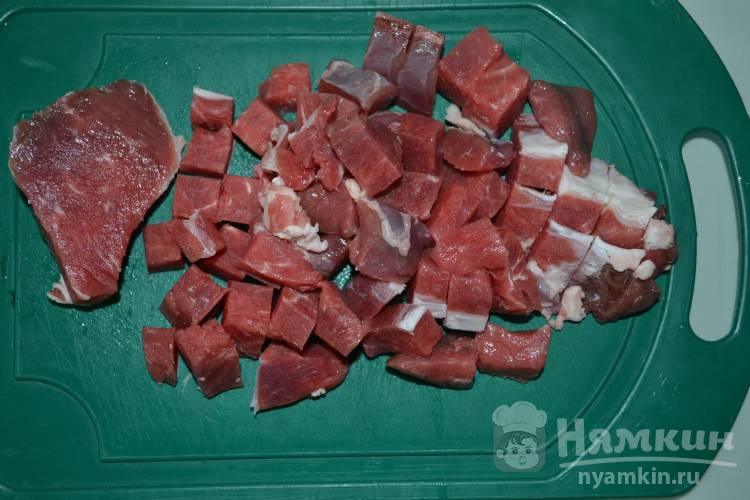 Гречка с говядиной на сковородке - фото шаг 2