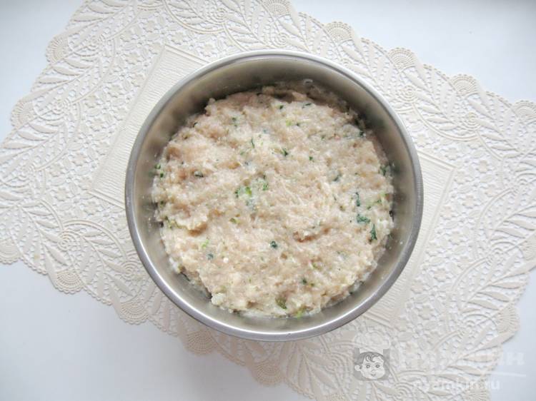 Куриные котлеты с сыром и шпинатом - фото шаг 5