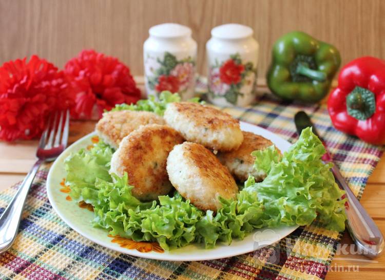 Куриные котлеты с сыром и шпинатом - фото шаг 9