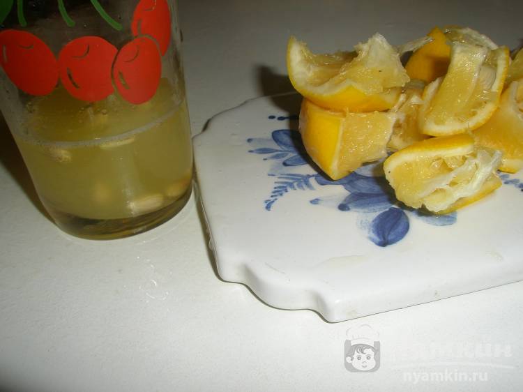 Клюквено-лимонный напиток (