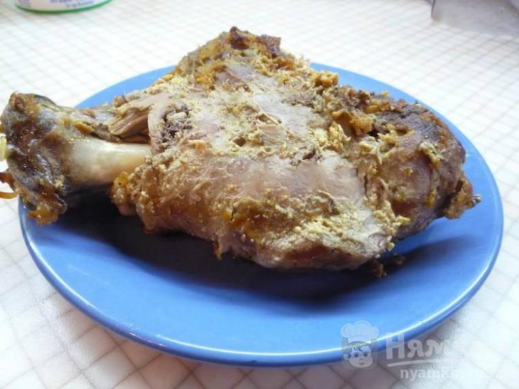 Баранина запечённая с чесноком и горчицей - фото шаг 4