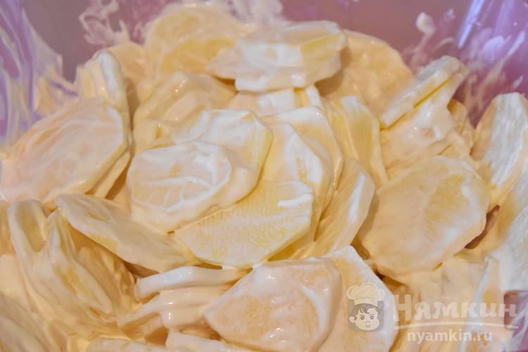 Картошка запеченная в духовке с сыром - фото шаг 2