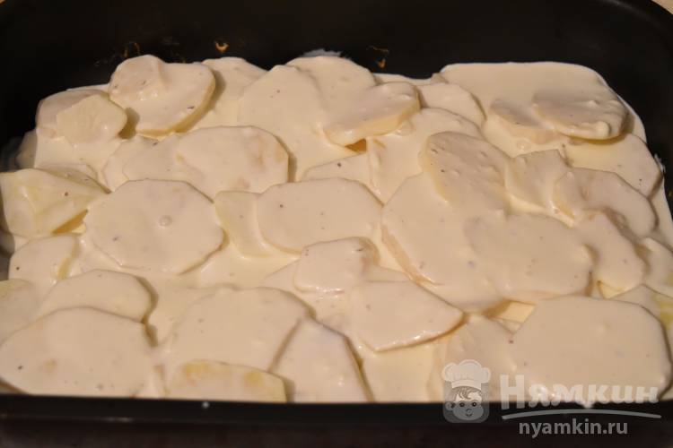 Картошка запеченная в духовке с сыром - фото шаг 3
