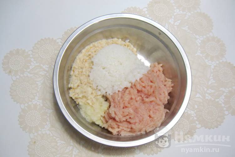Перец фаршированный курицей и рисом - фото шаг 2