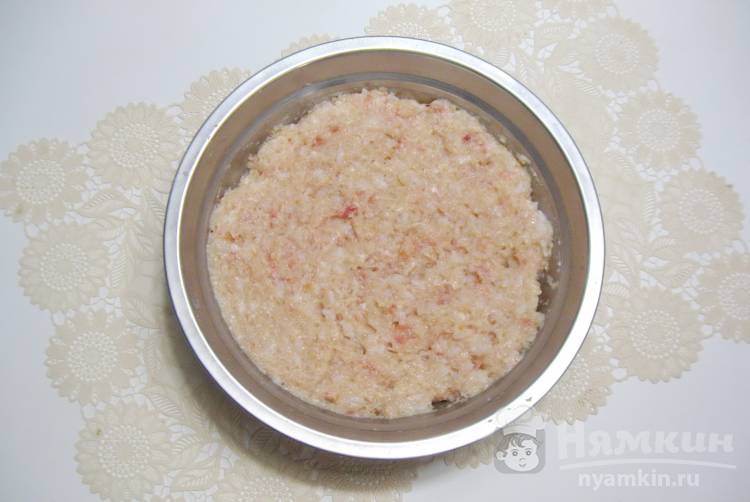 Перец фаршированный курицей и рисом - фото шаг 3