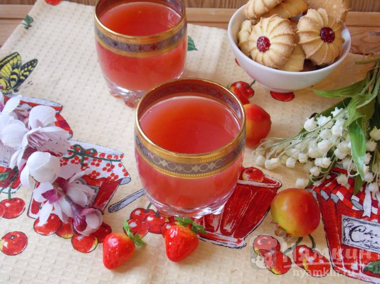 Клубничный кисель - фото шаг 7