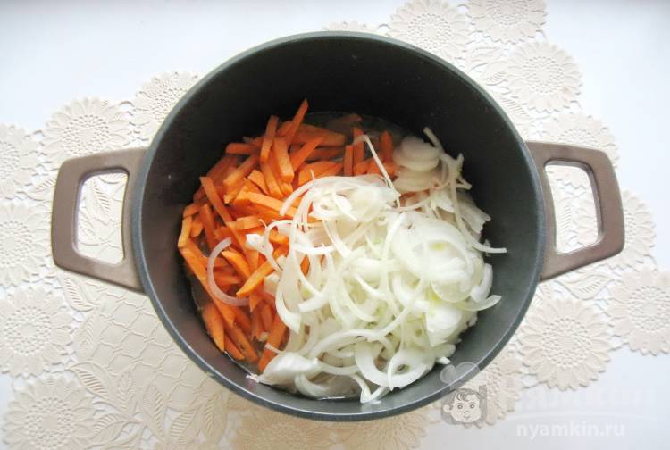 Диетический плов с курицей - фото шаг 4