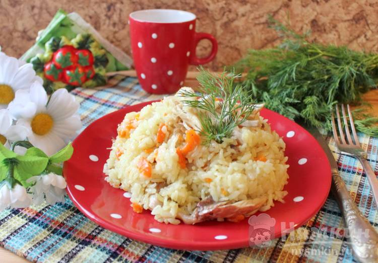 Диетический плов с курицей - фото шаг 10