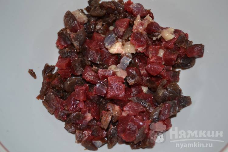 Самса из рубленного мяса и дрожжевого теста - фото шаг 2