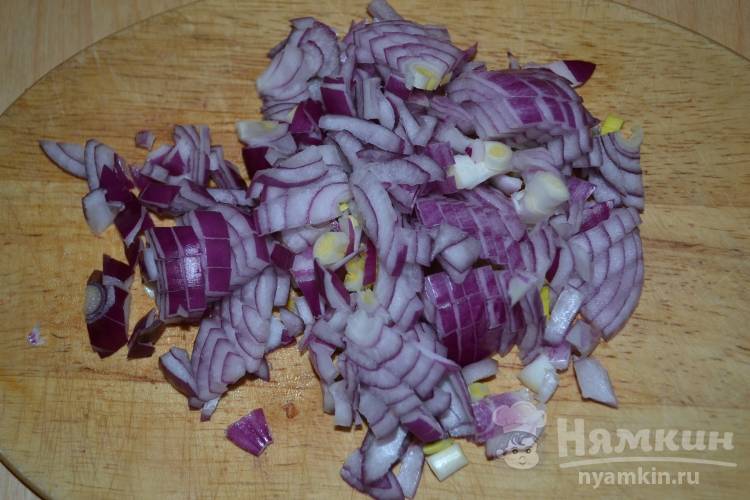 Самса из рубленного мяса и дрожжевого теста - фото шаг 3