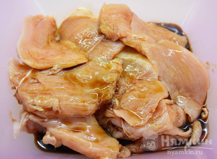 Острое мясо с овощами и кунжутом - фото шаг 3