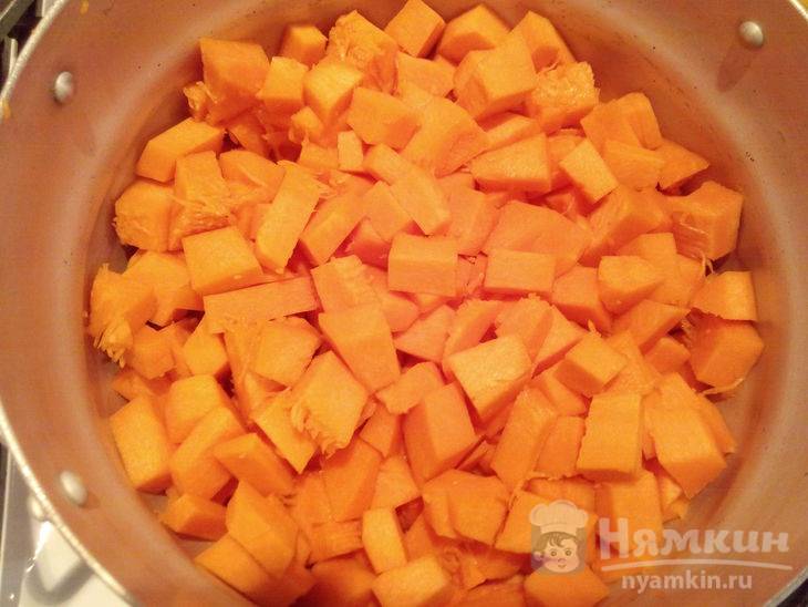 Тыквенная молочная каша с рисом - фото шаг 2