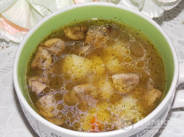 Суп из шампиньонов в мультиварке - пошаговый рецепт с фото на баштрен.рф