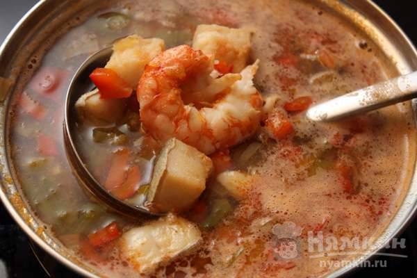 Суп из трески и морепродуктов - фото шаг 8